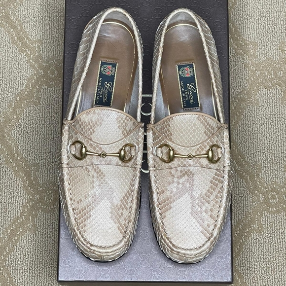 Authentic Gucci real python slip ons - Picture 4 of 5